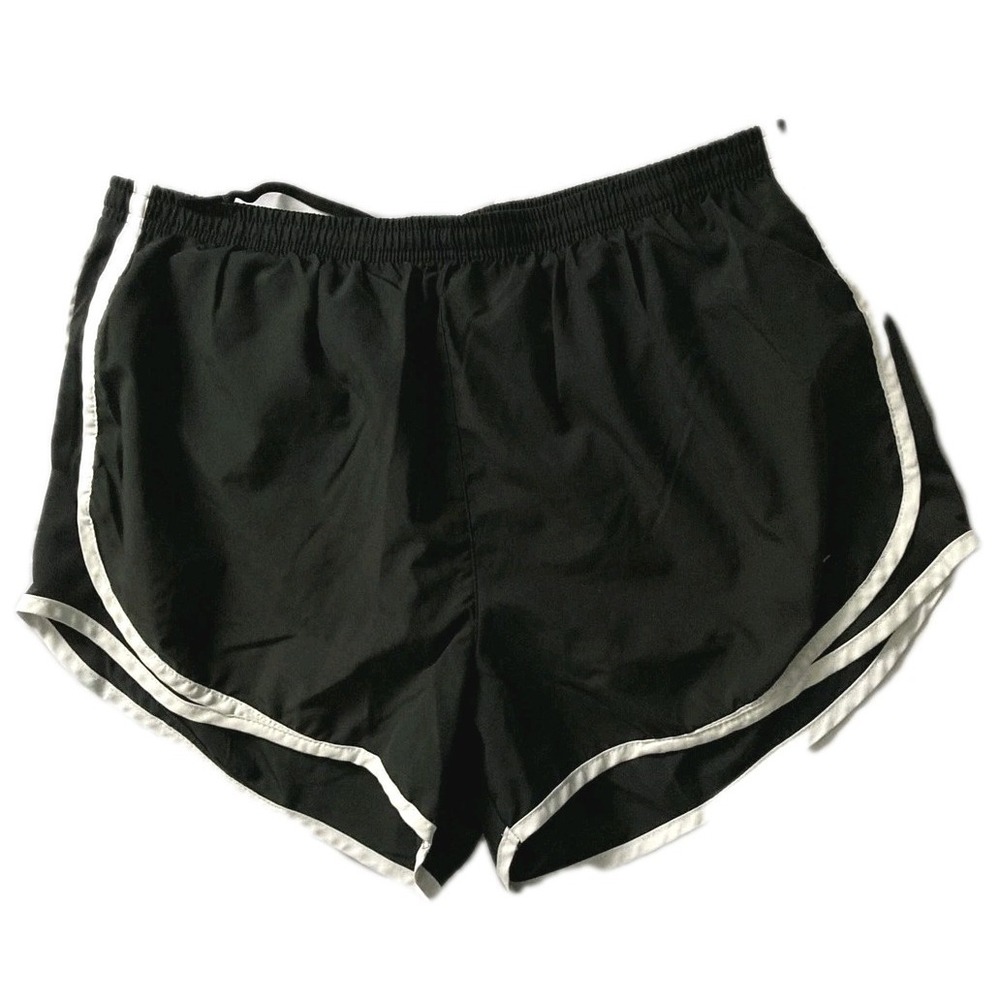Nike Running Shorts Womens XL Black Fit Dry Athletic Dolphin Hem Training